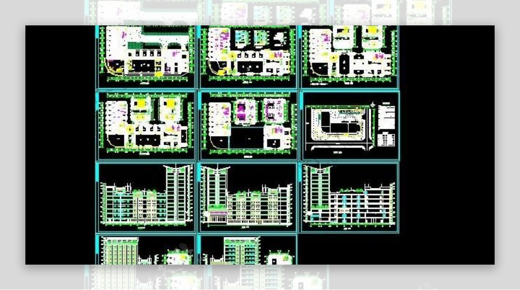 某高档大型豪华酒店建筑设计施工图