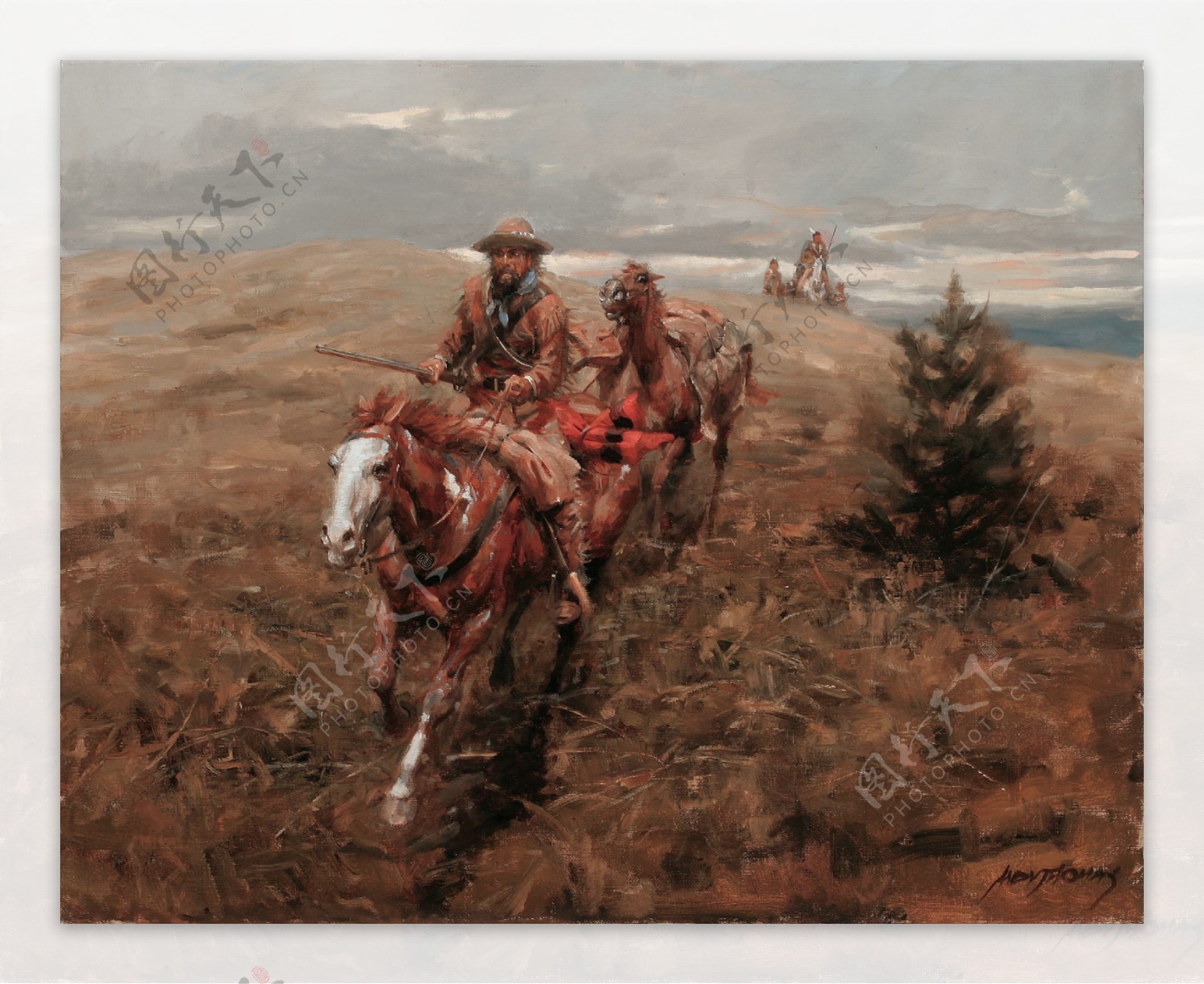 Western322高清西方现代人物油画国外油画大师人物油画作品
