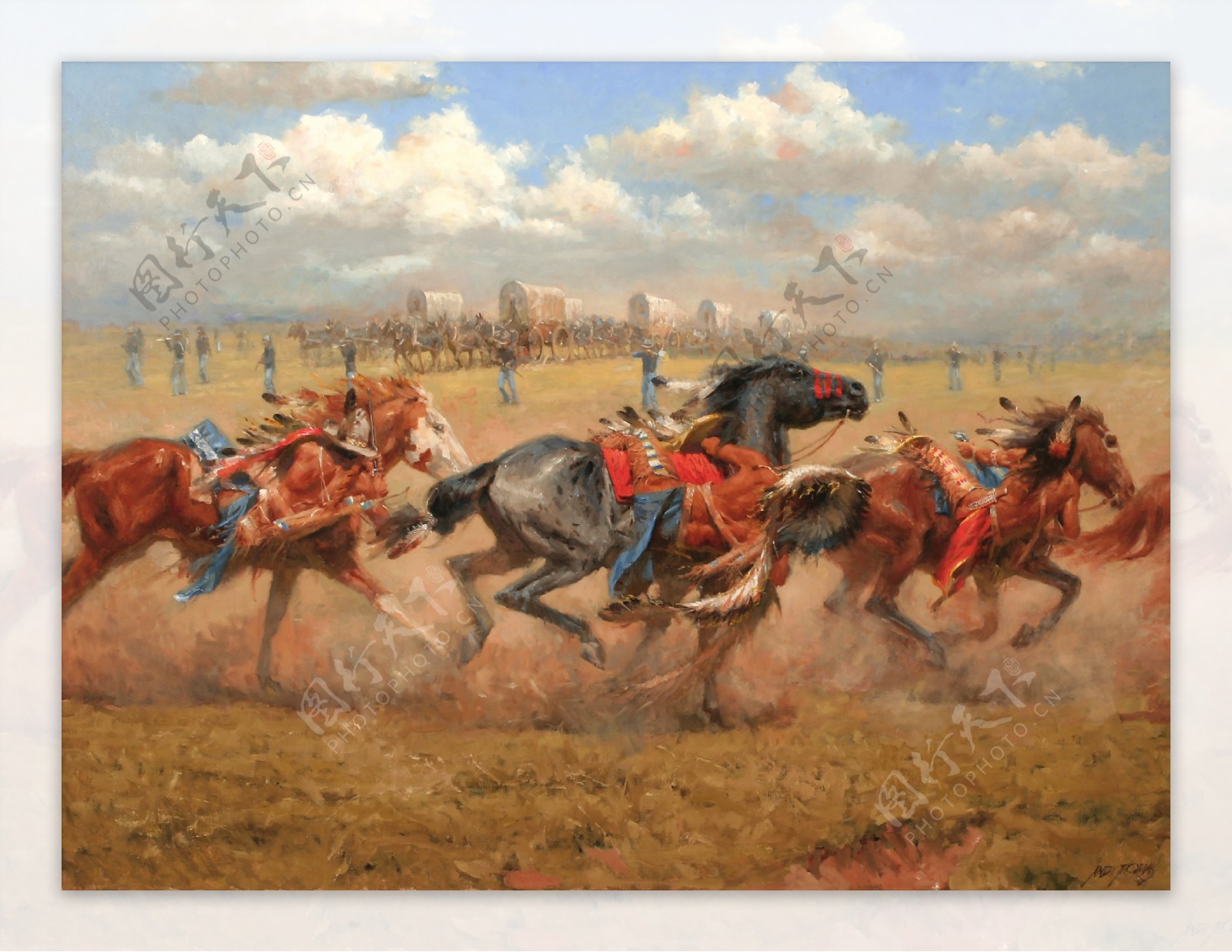 Western337高清西方现代人物油画国外油画大师人物油画作品