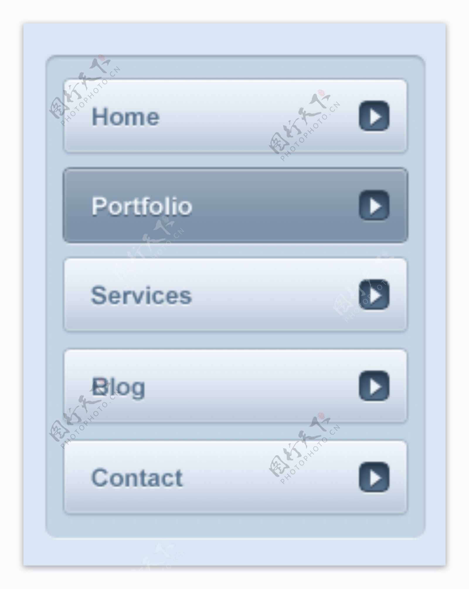 选择框网页按钮UI界面平面平板扁平化风格