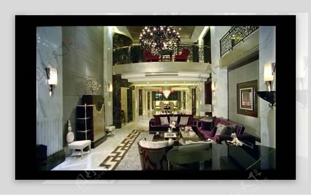 豪华客厅视频素材图片