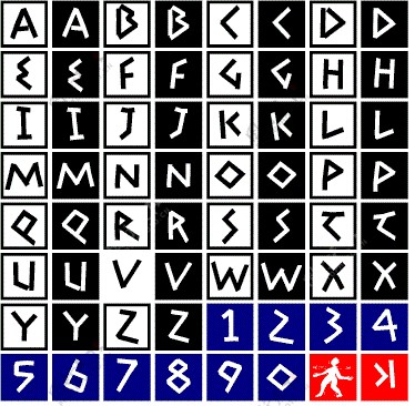 阿多尼斯希腊方形字体
