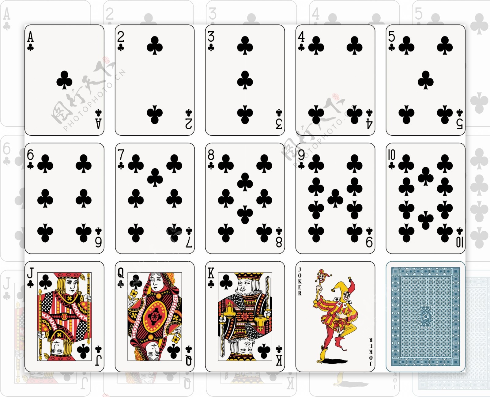 扑克纸牌图片素材-编号17428060-图行天下