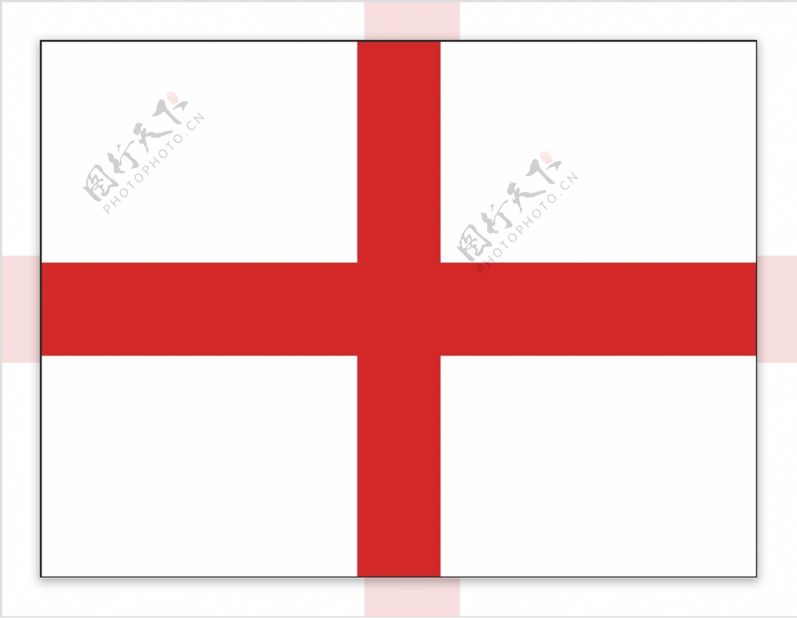 矢量英格兰国旗