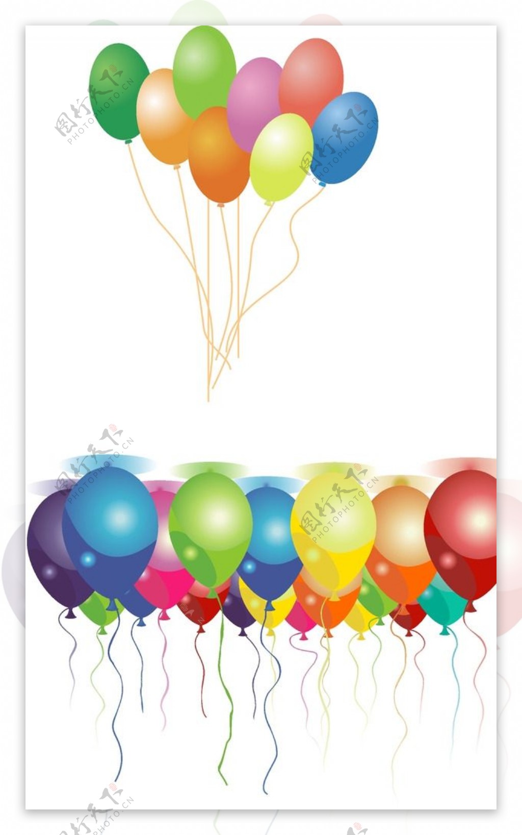 矢量气球素材图片