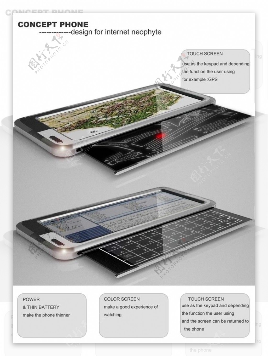 诺基亚网络概念手机最新畅想图图片