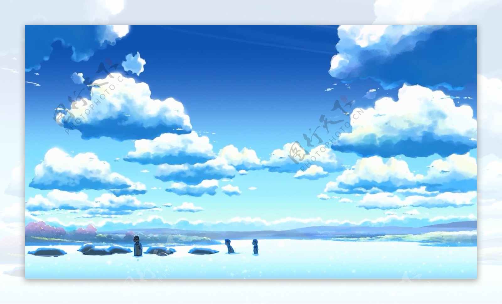 动画天空云素材图片