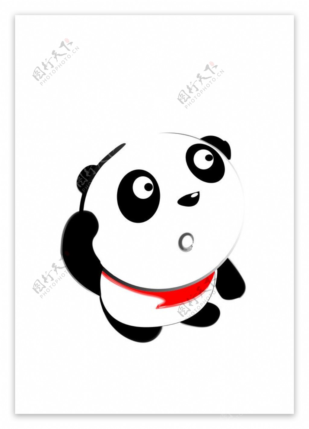 可爱卡通小熊猫图片