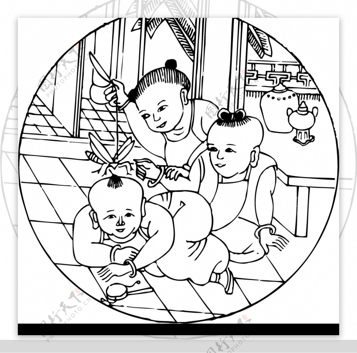 中国古代儿童078图片