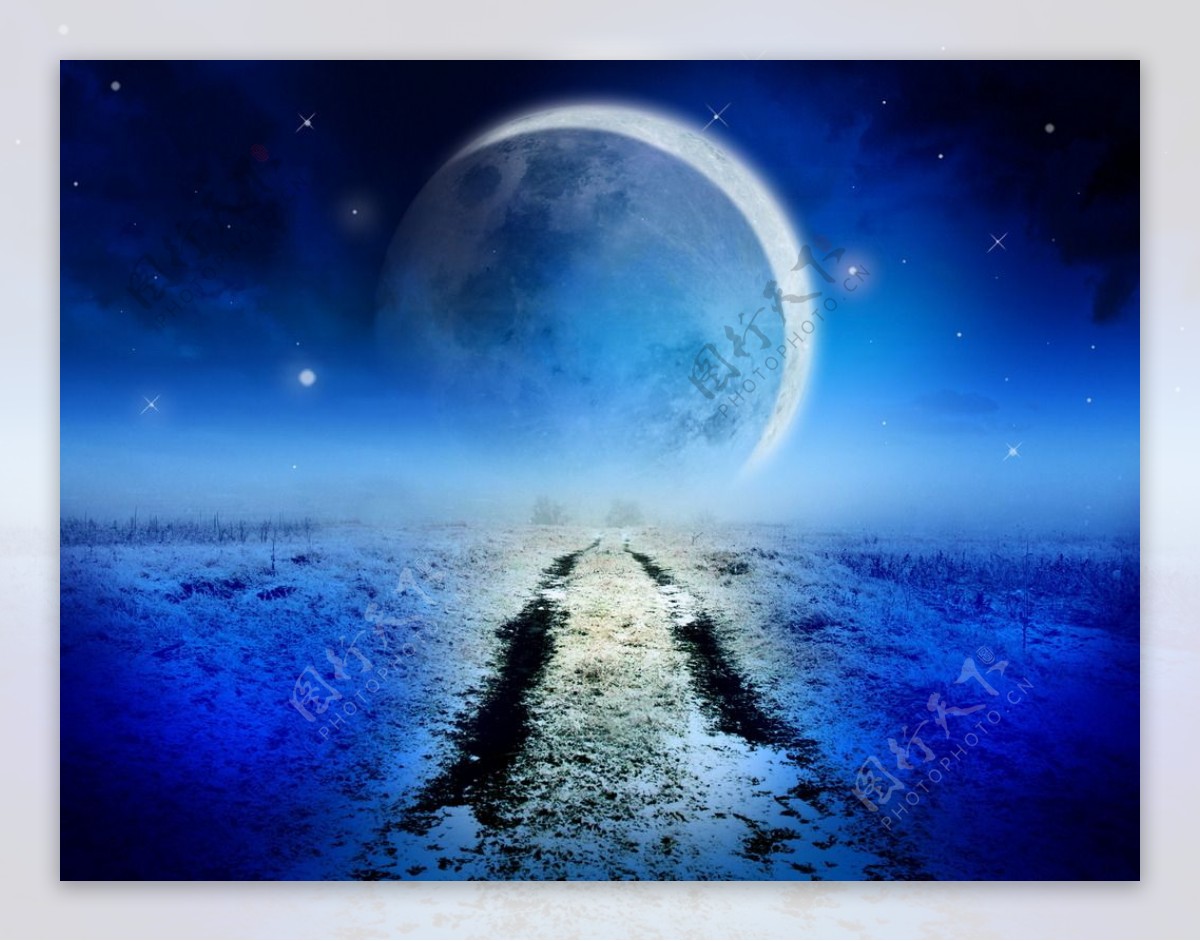 梦幻世界月亮图片