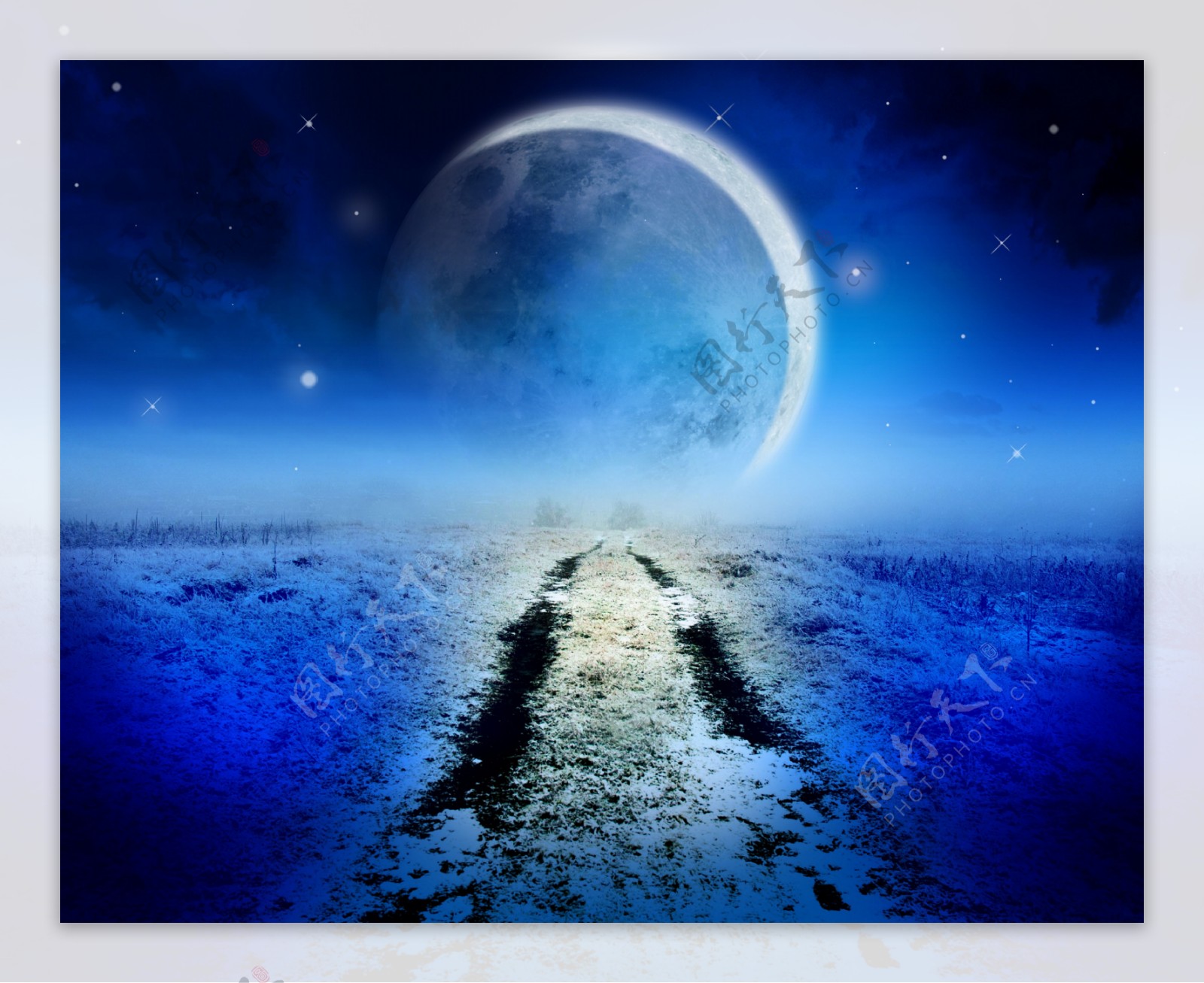 梦幻世界月亮图片
