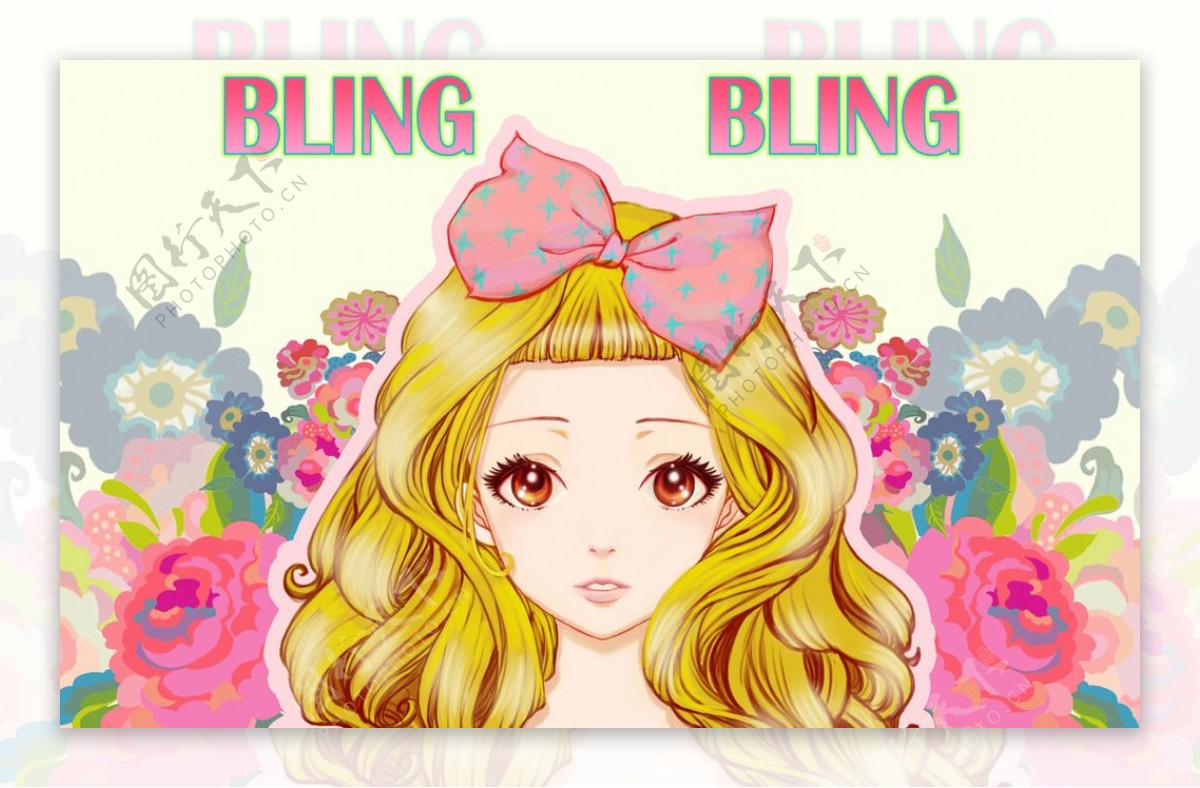 blingbling美少女图片