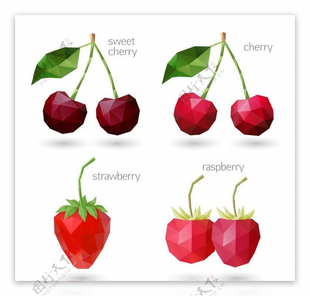 樱桃水果设计图片