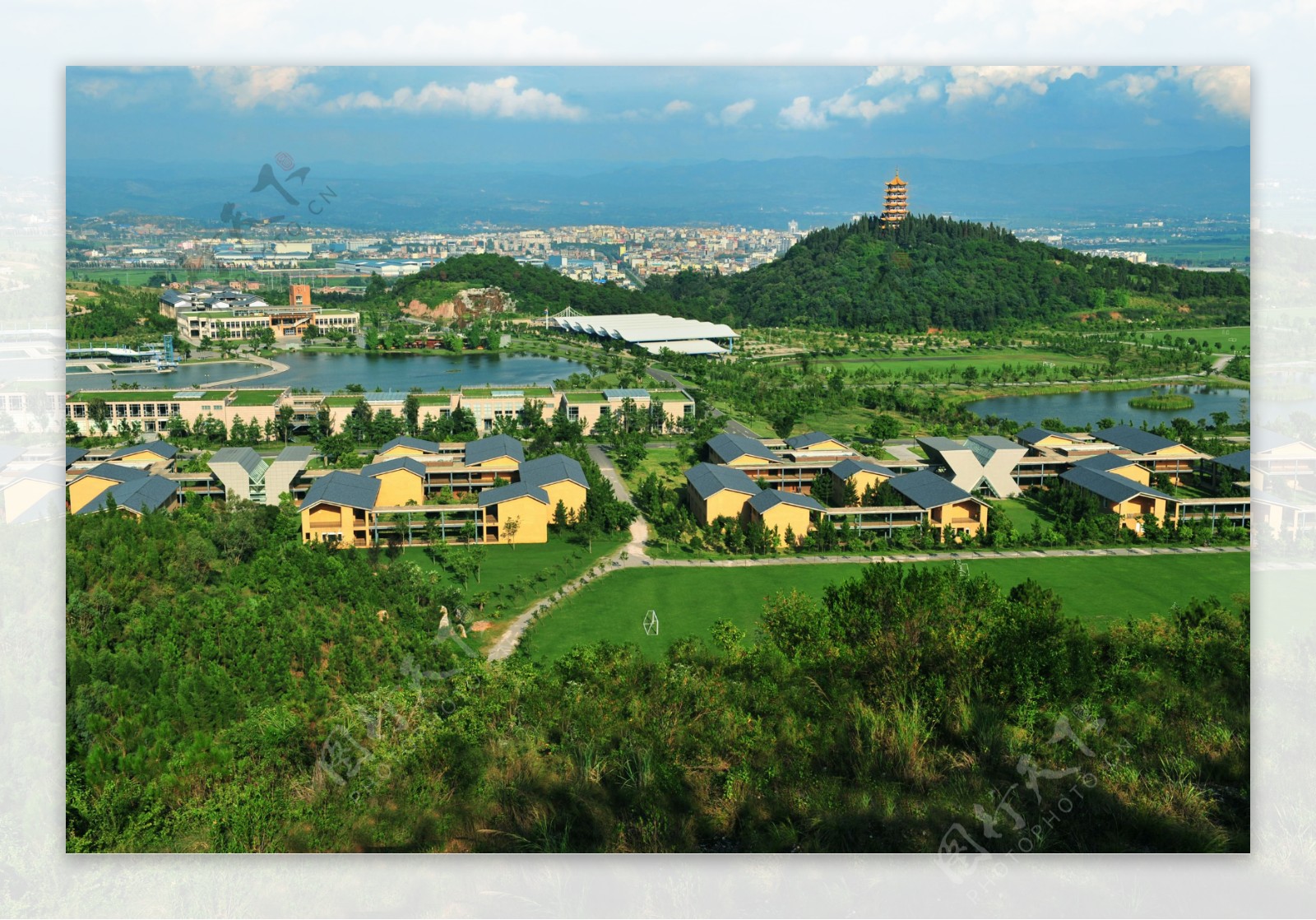 弥勒庆来学校风景图片