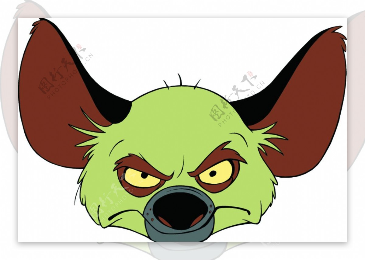 鬣狗头像卡通角色卡图片