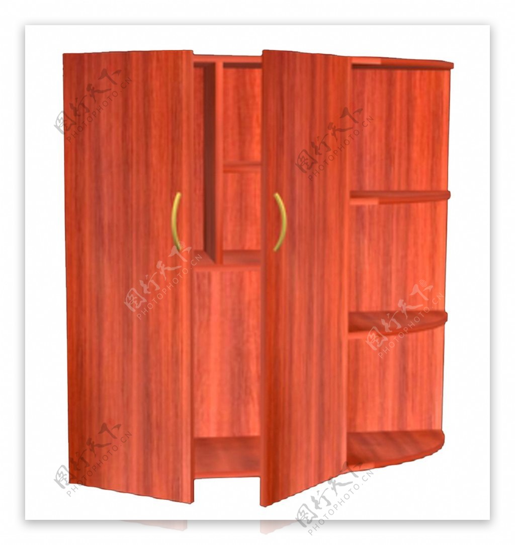 中式红木衣柜图片