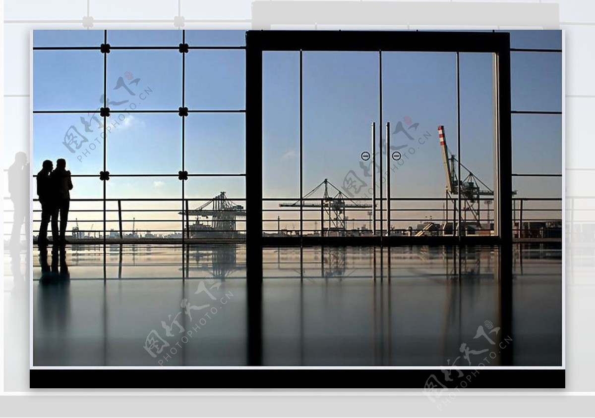 机场的窗户图片