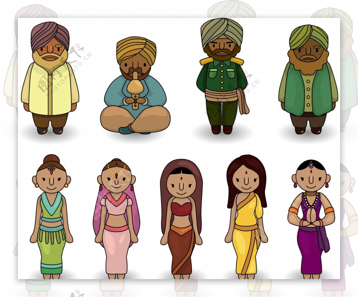 印度人物图片