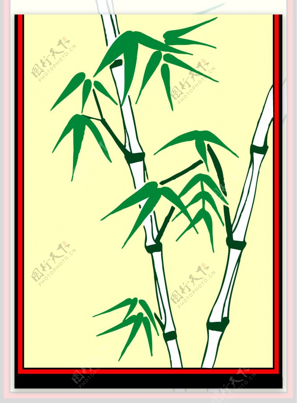 矢量竹子图片