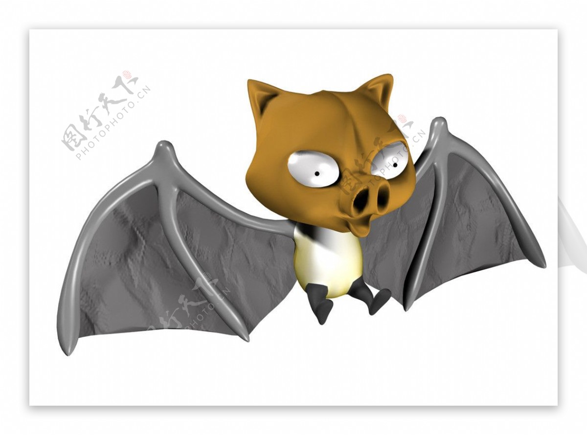 3D蝙蝠图片