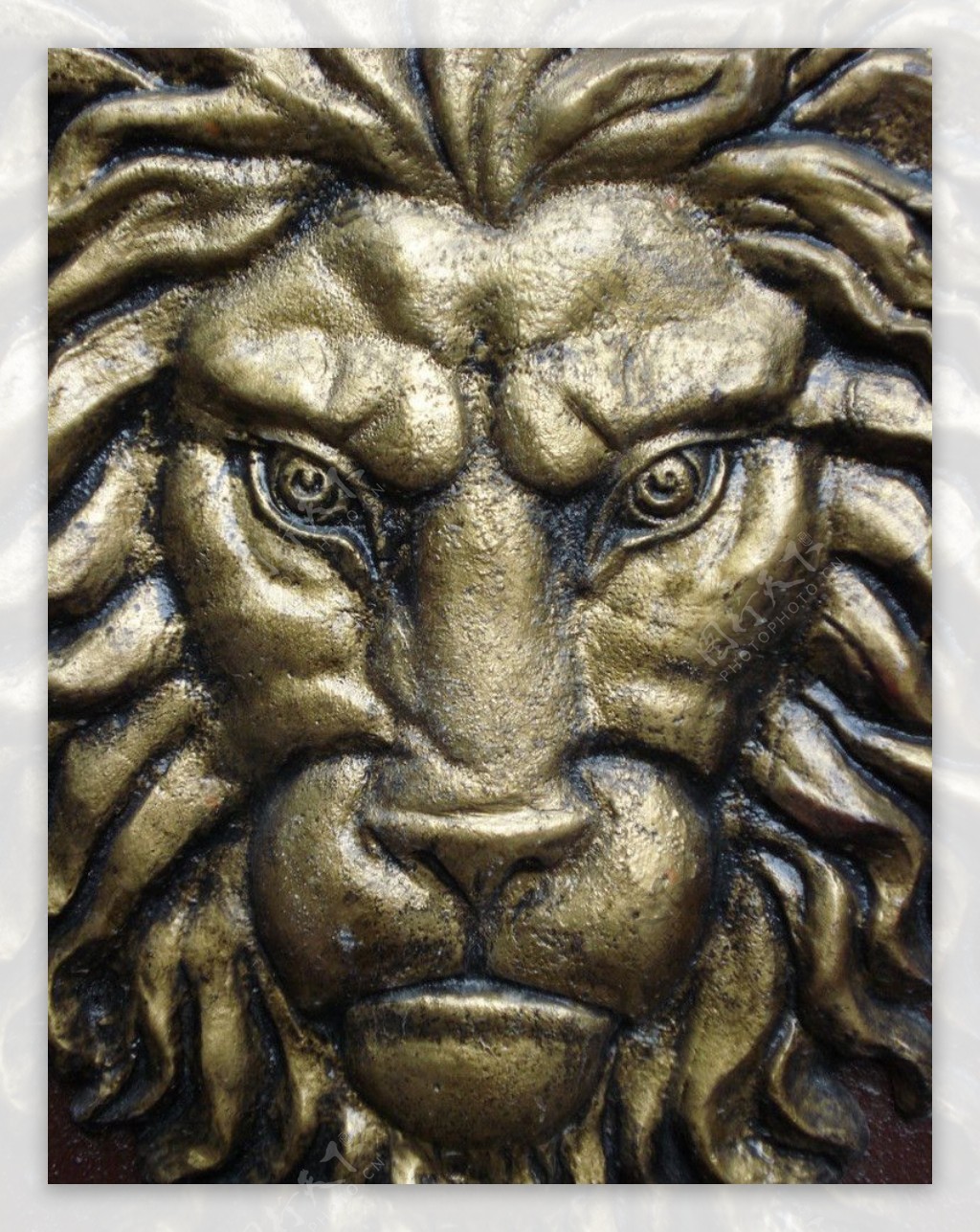 铜狮头图片