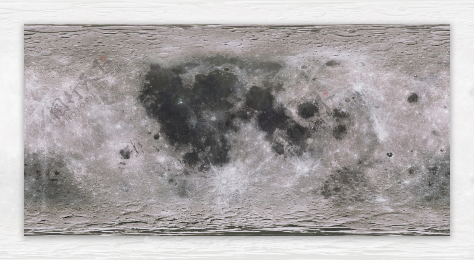 高清月球贴图图片