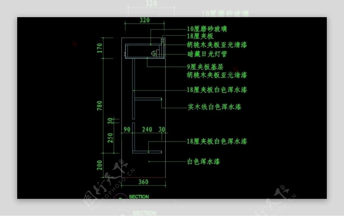 CAD餐厅设计素材图片