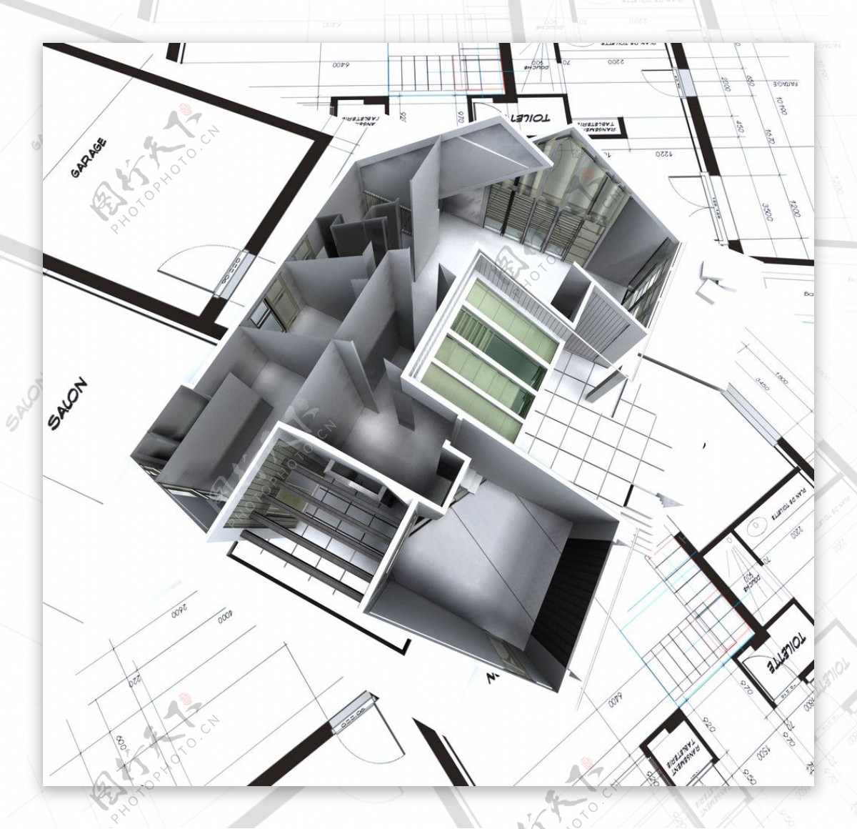 3d建筑模型图纸图片