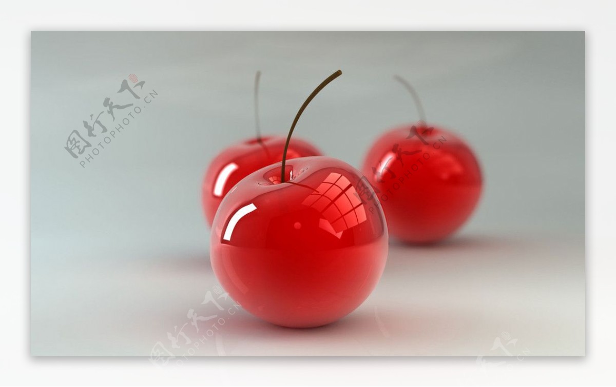 红苹果水晶桌面图片