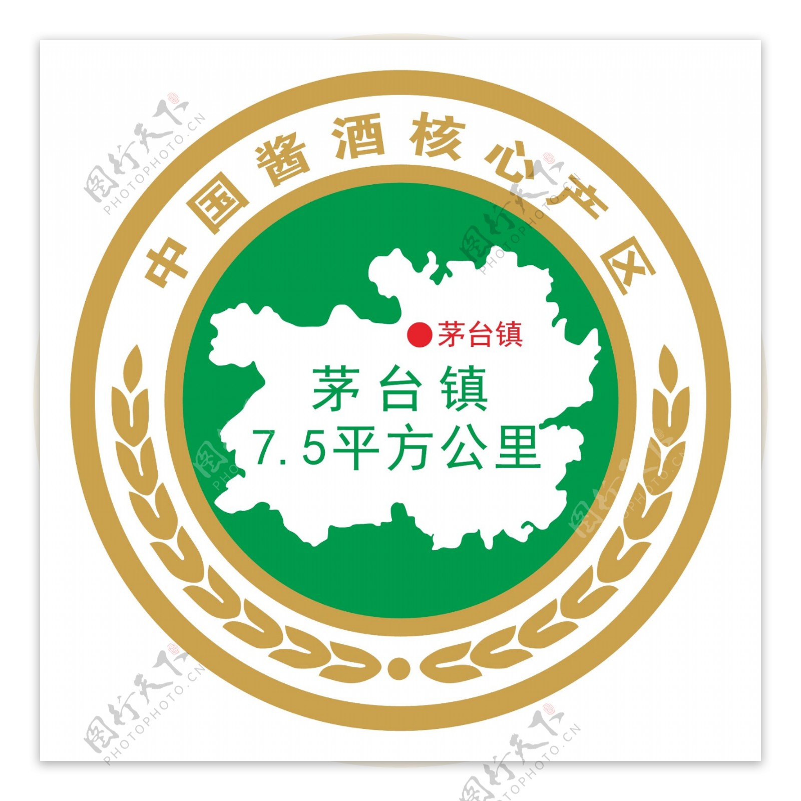 中国酱酒核心产区标志图片