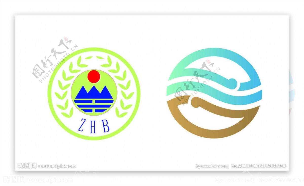 环保水务标志图片