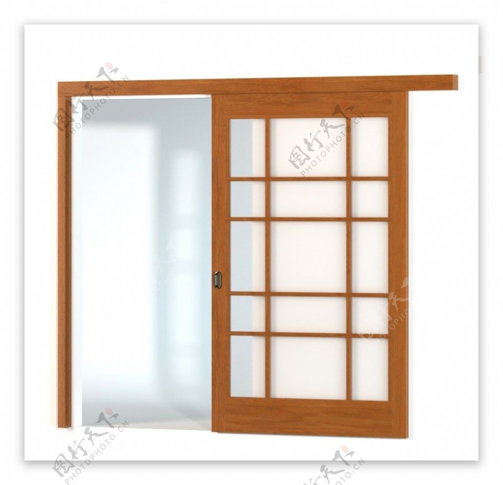 门木质门模型图片