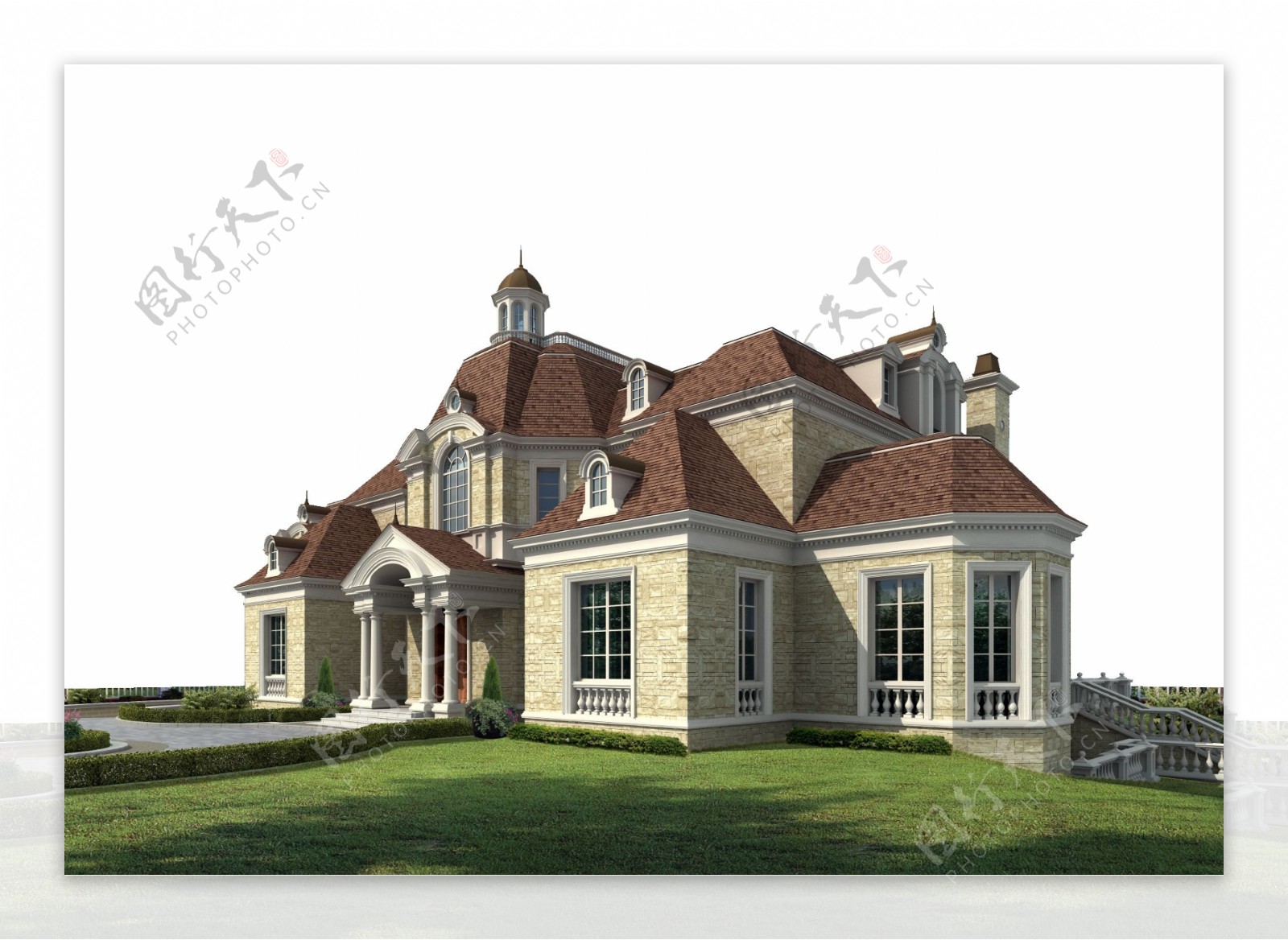别墅建筑设计图片