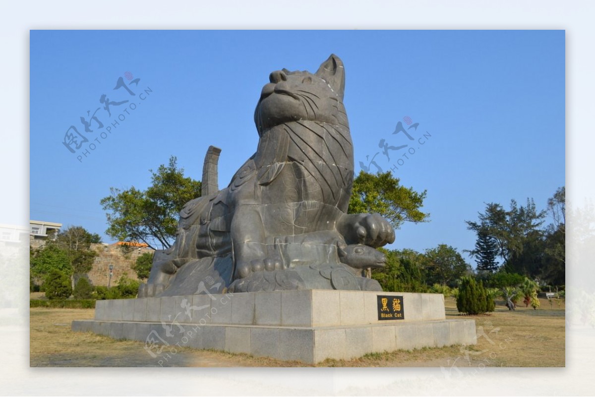 中国石雕博览园白猫图片