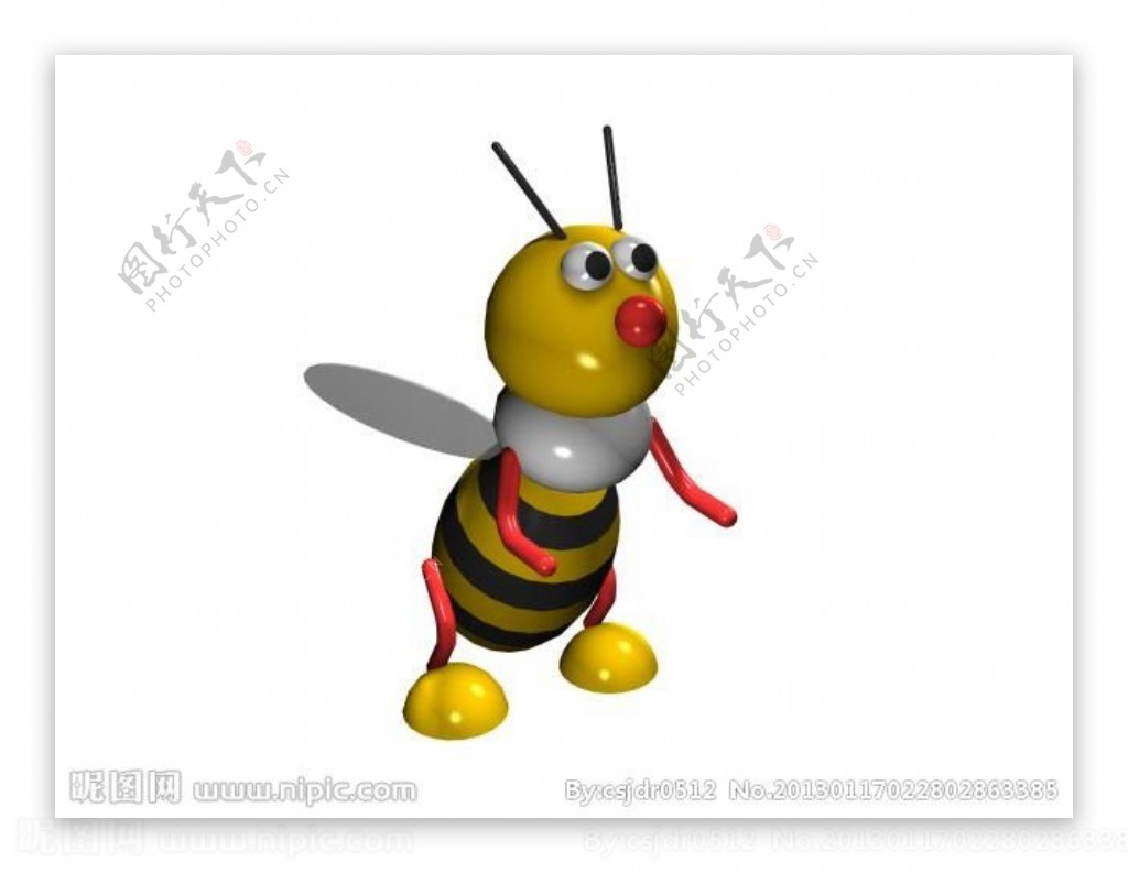 蜜蜂模型图片