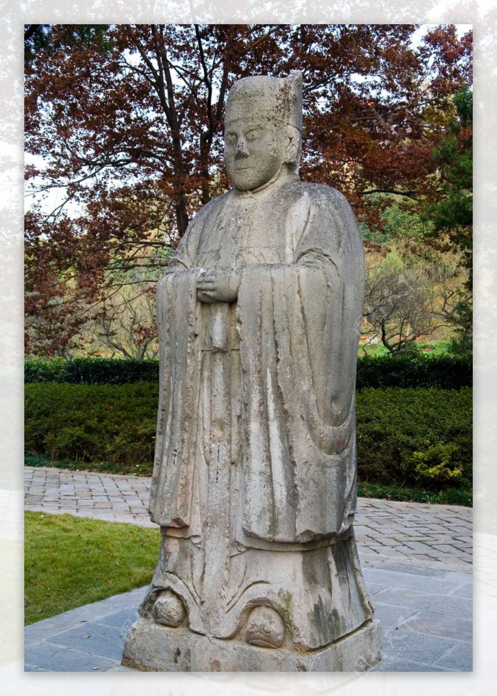 南京孝陵雕像图片