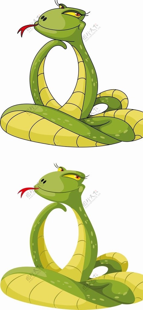 卡通蛇表情图片