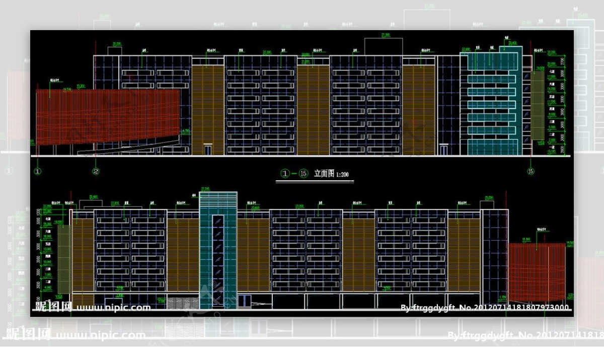 停车库立面图片
