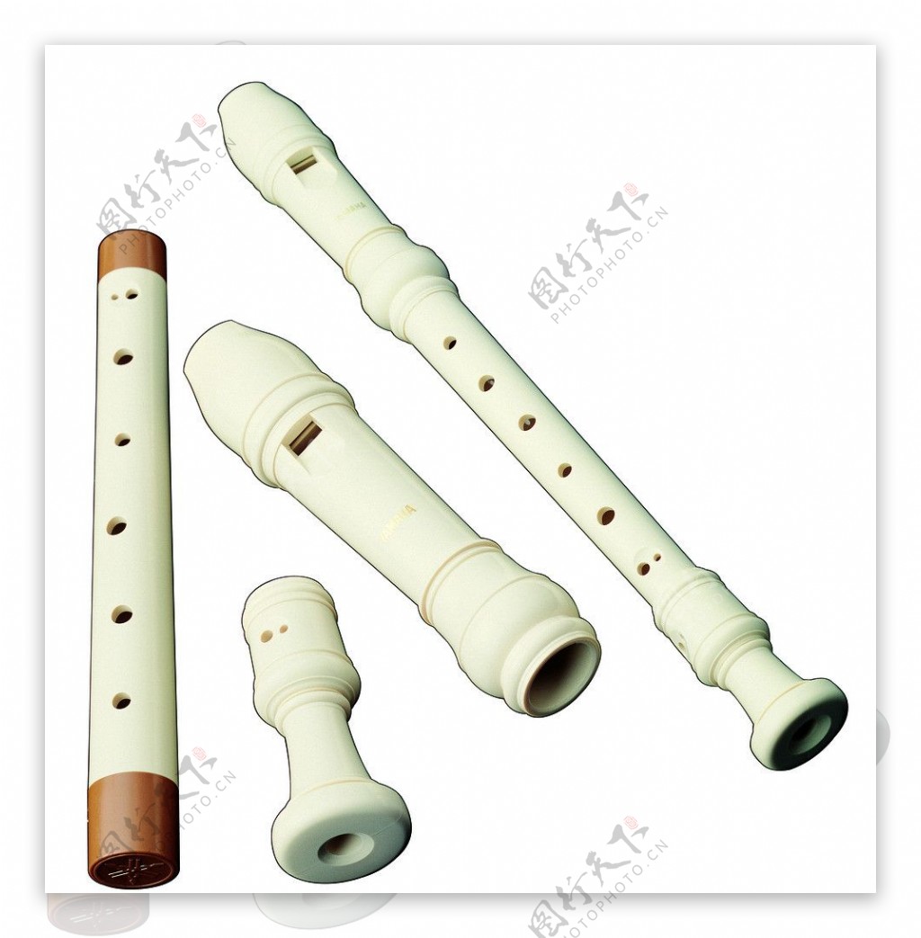 西式乐器笛子箫图片