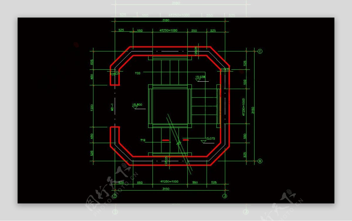 古建筑门类CAD素材图片