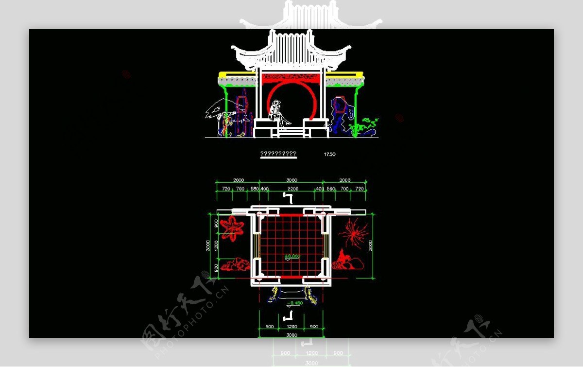 古建筑仿古亭图片