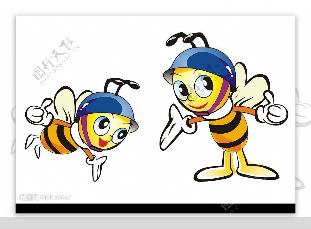 蜜蜂帽子手套飞触角图片