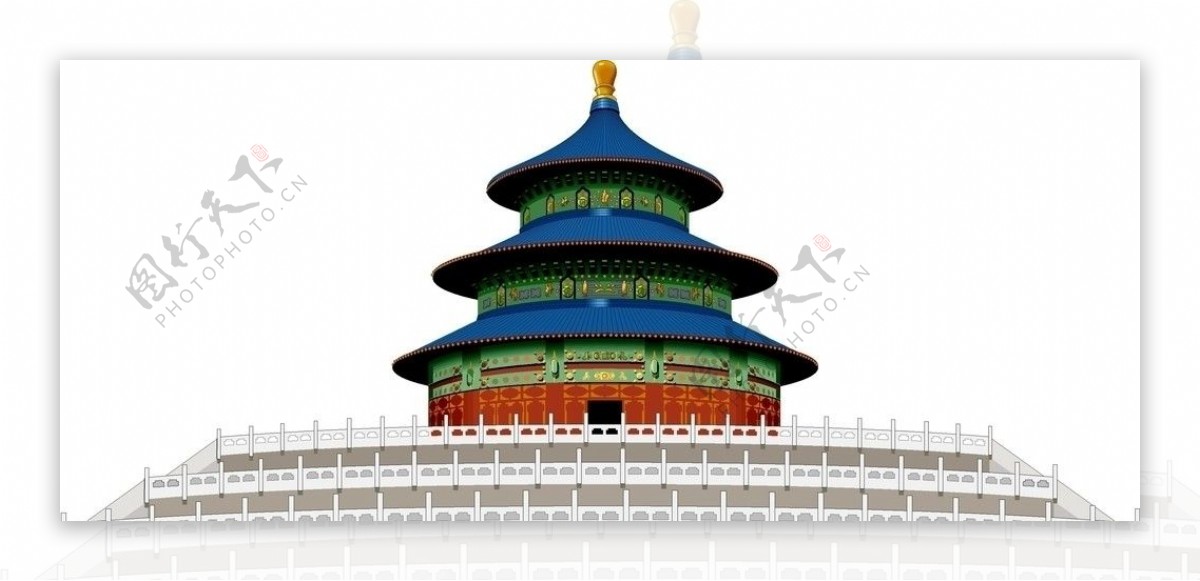 北京著名建筑天坛图片