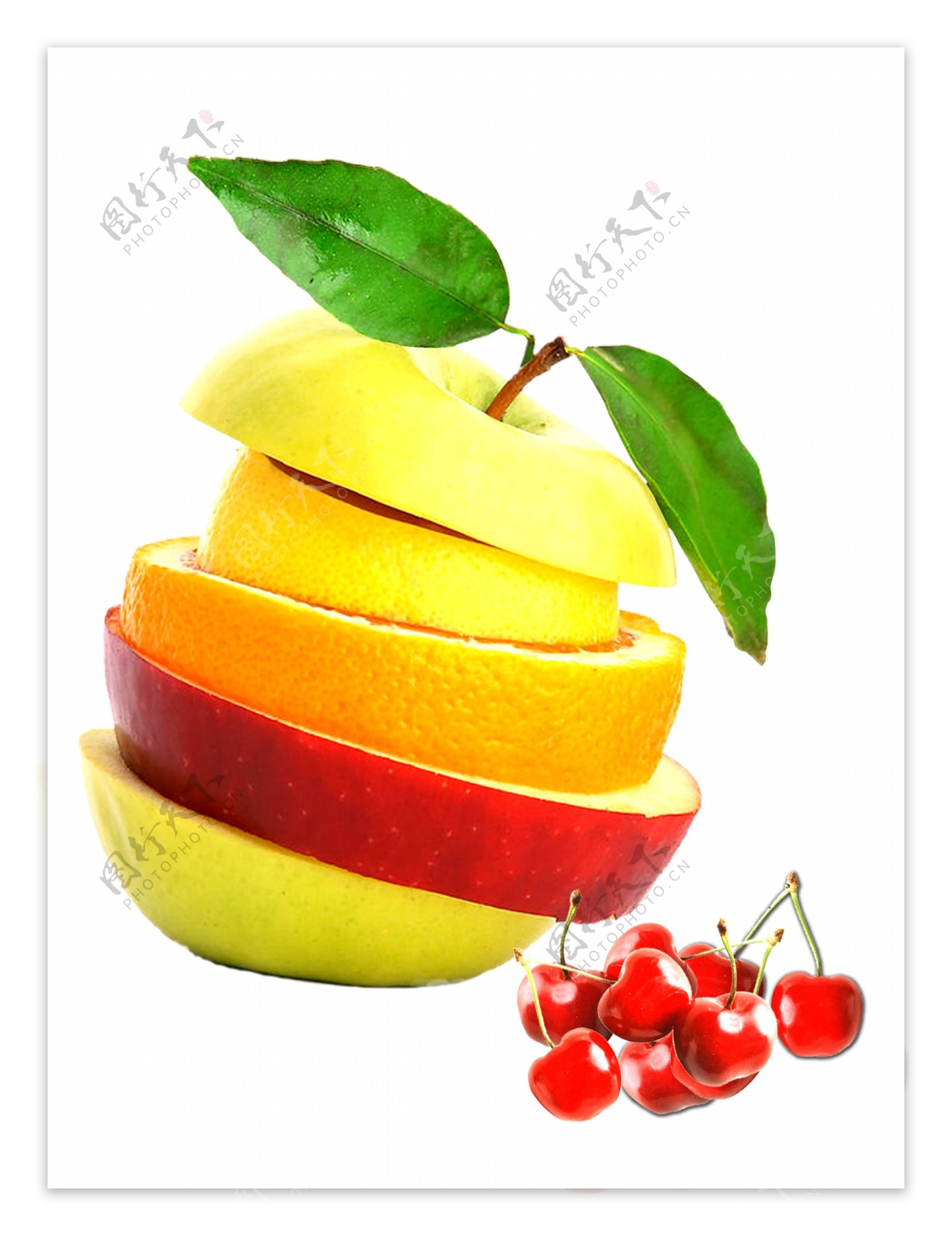 水果切片素材图片