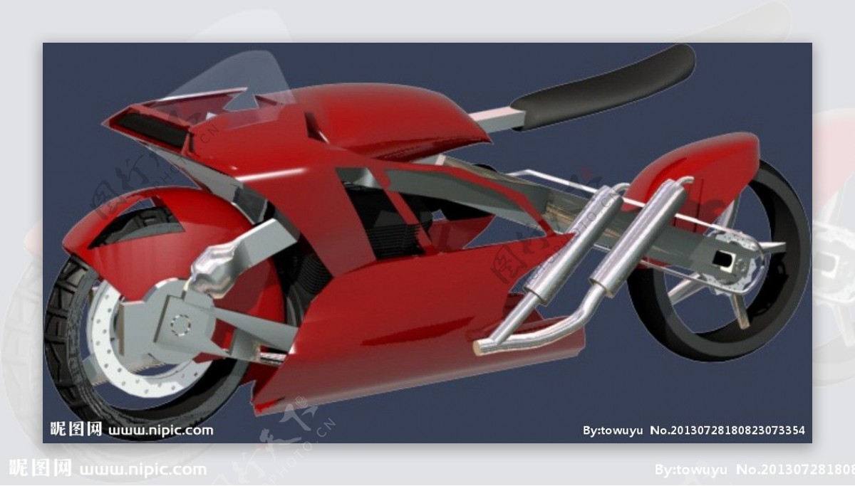 高级摩托车模型图片