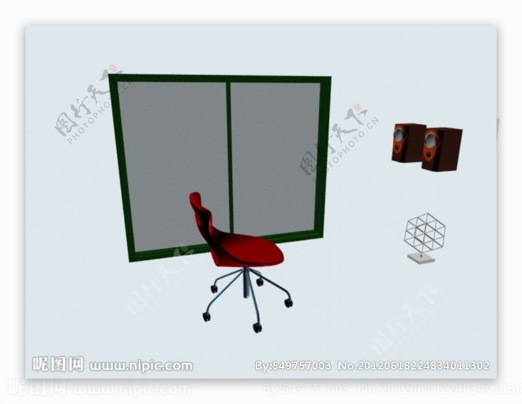 窗子音箱椅子装饰物图片