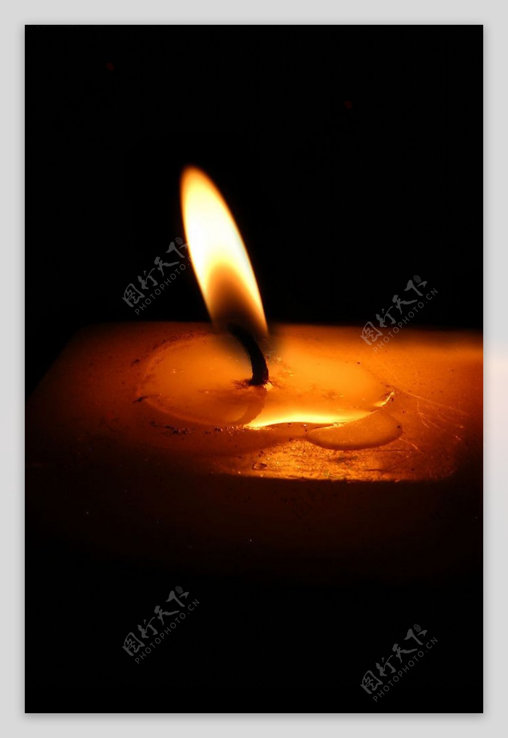 蜡烛燃烧图片