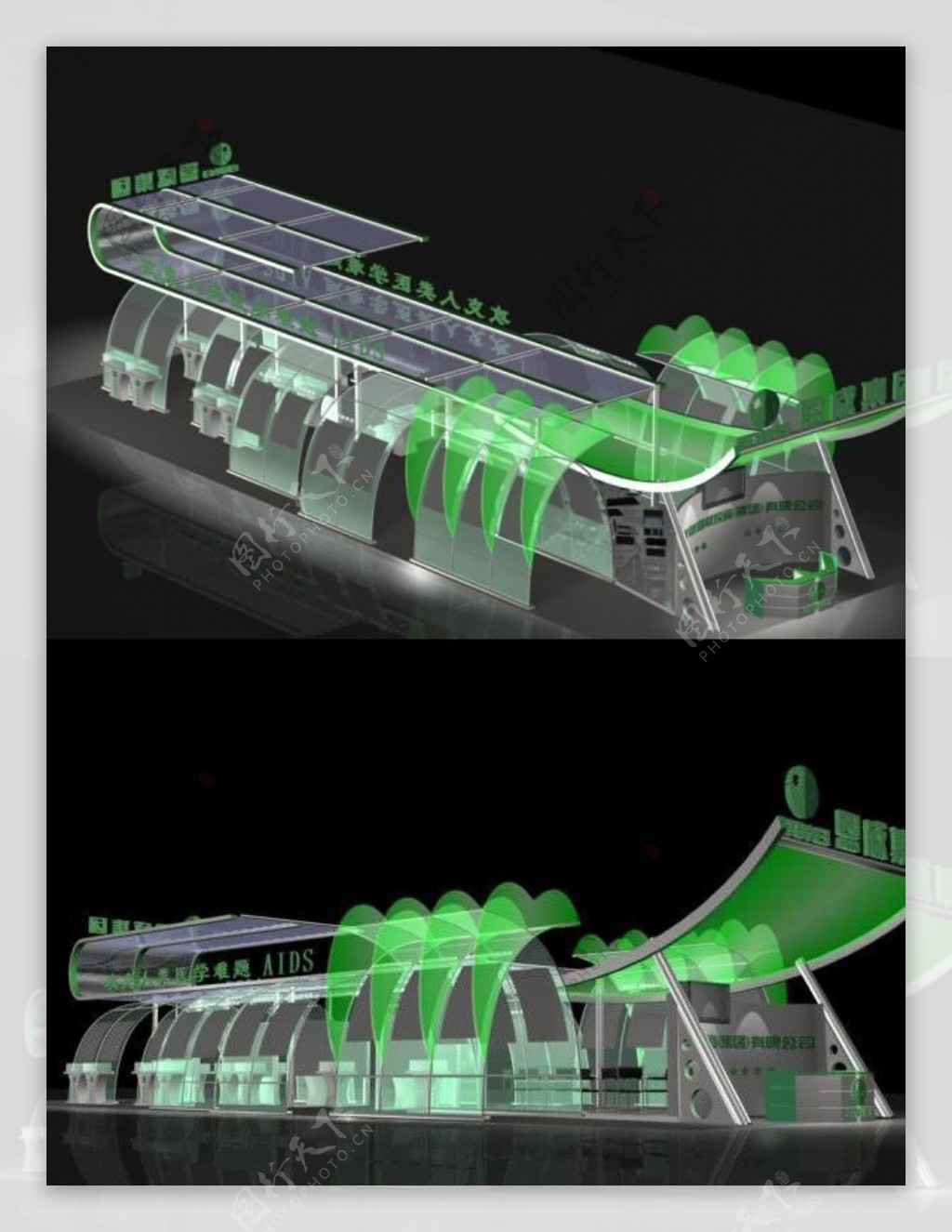 展览模型3D设计模型展示模型图片