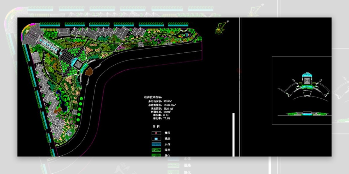 重庆公园规划设计总平面图片