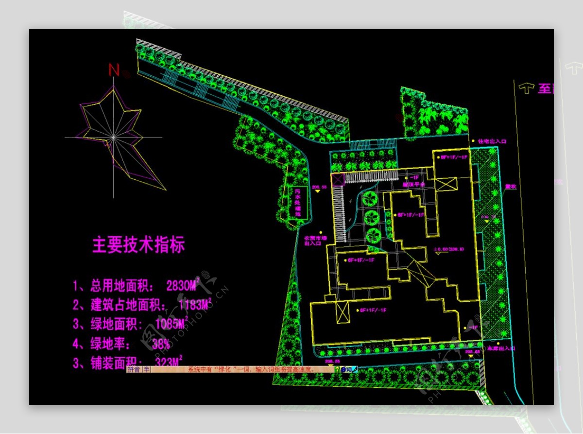 公园广场绿化农贸市场绿化规划图片